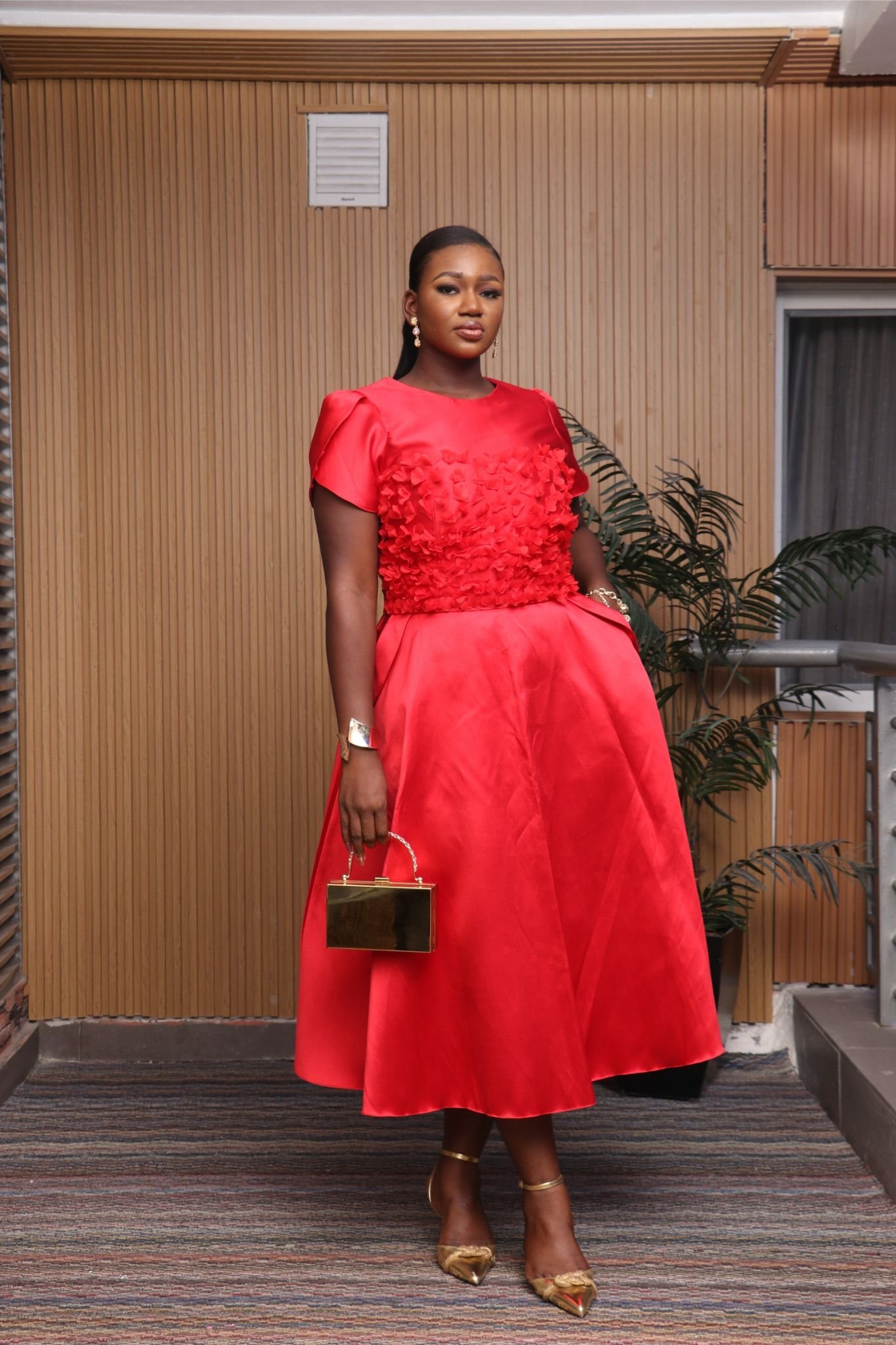 BUJU03 3D-Embellished Mikado 2PC Co-ordinate Set