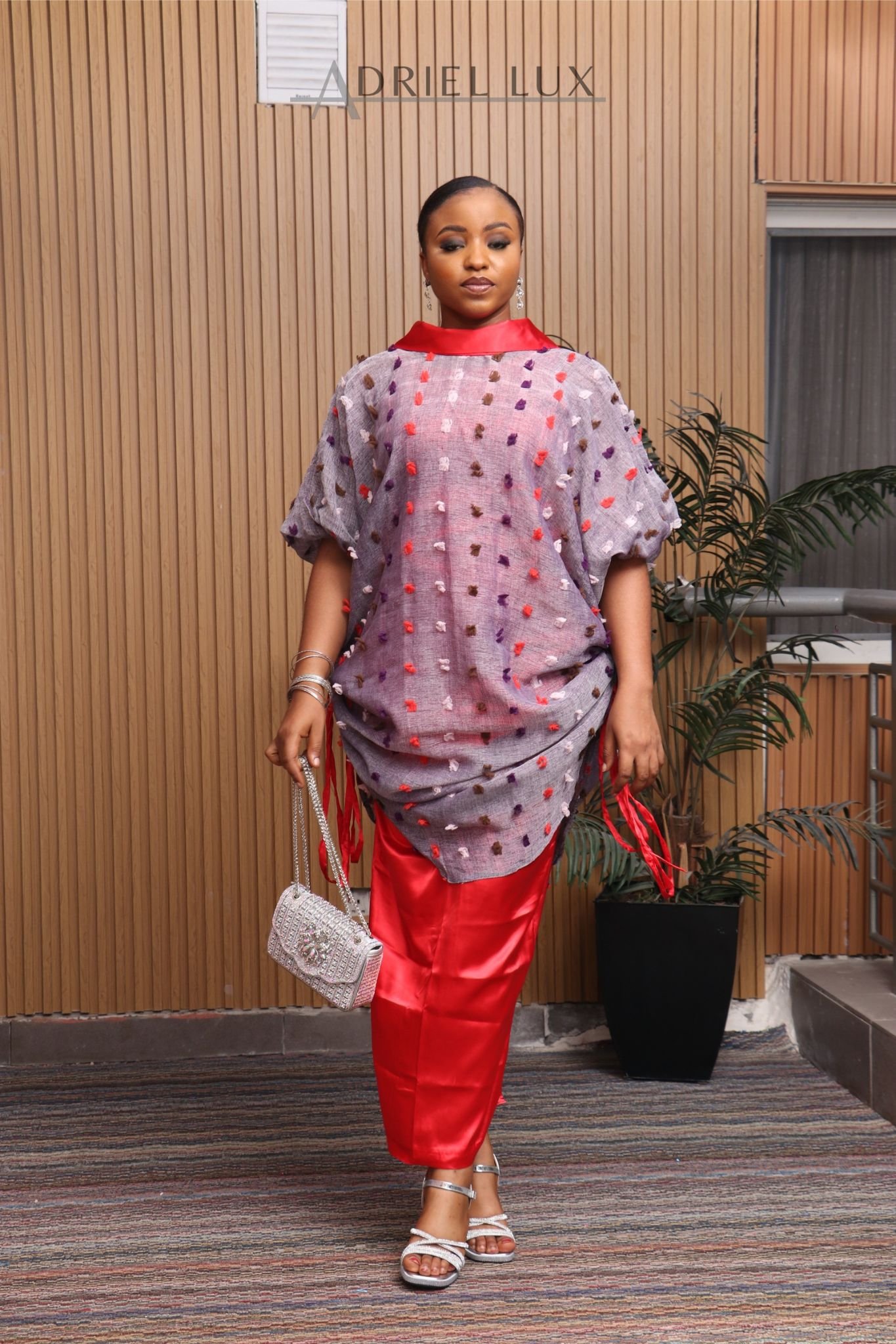 OMOTOLA 3D-Embellished 3 Piece Boubou Set