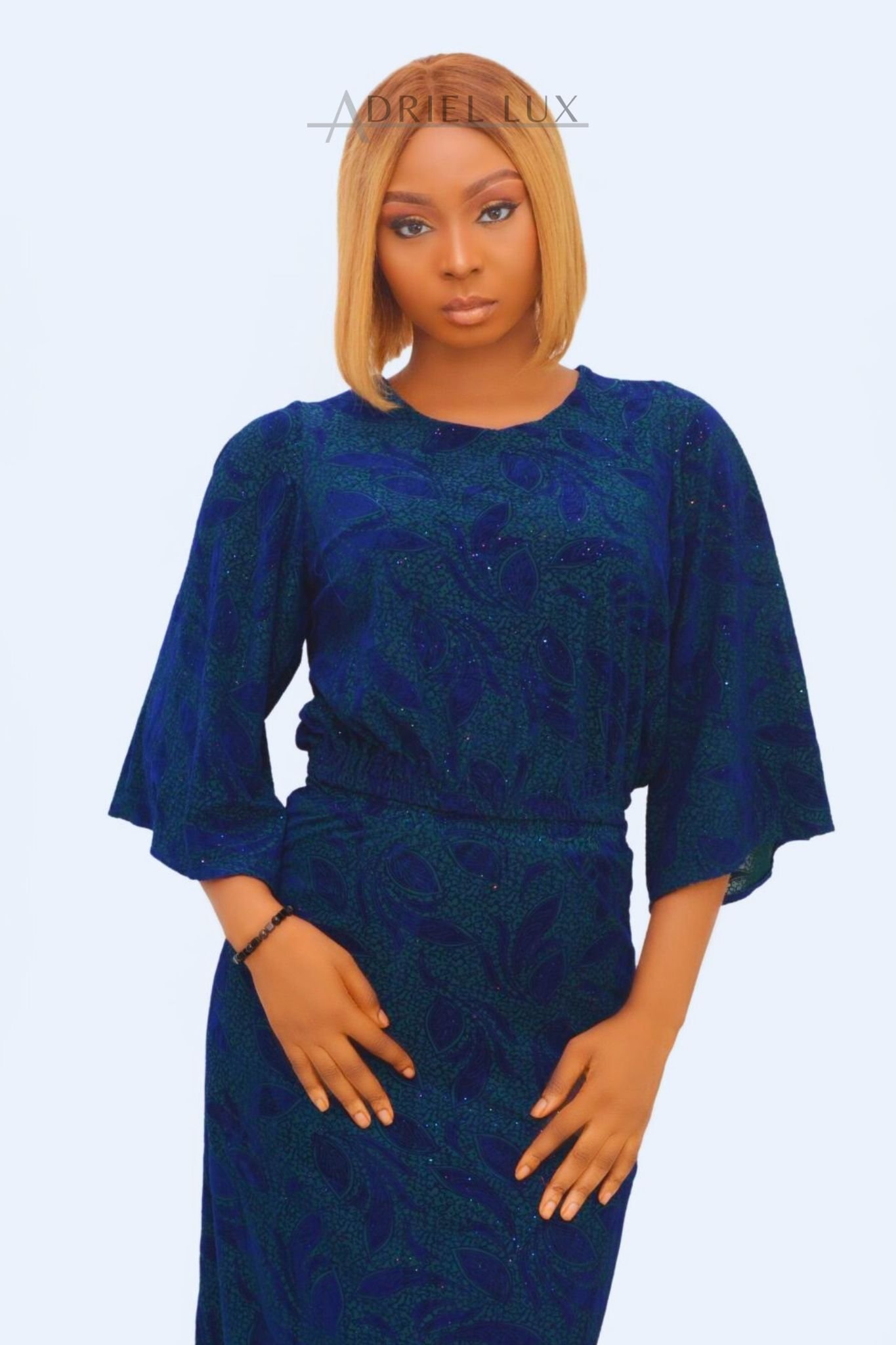 Floral Patterned Velvet 2-Piece Co-ord Set